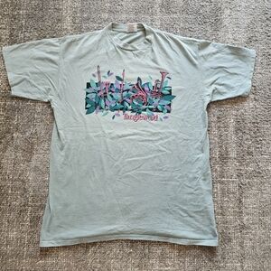 Vintage Tanglewood T-shirt 1995 Green Mens XL Cotton Graphic Tee 90s Made In USA